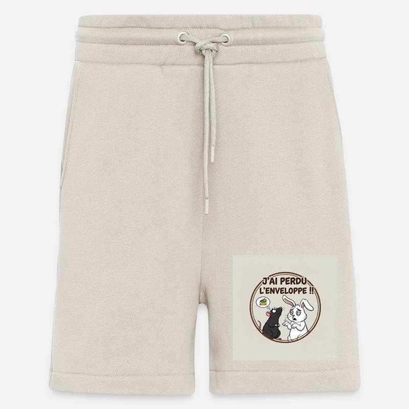 J'ai perdu l'enveloppe - Short bio décontracté fabriqué en UE - WARM CLAY