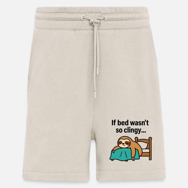 Paresseux du lit collant - Short bio décontracté fabriqué en UE - WARM CLAY