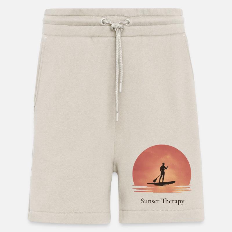 Sunset Therapy – Ruhe am Wasser - Shorts - made by SPREAD - WARM CLAY