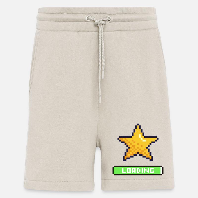 loading pixel étoile - Short bio décontracté fabriqué en UE - WARM CLAY