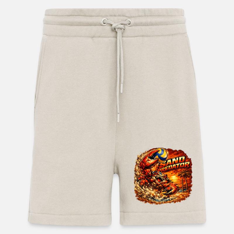 Attaque du prédateur de sable - Short bio décontracté fabriqué en UE - WARM CLAY