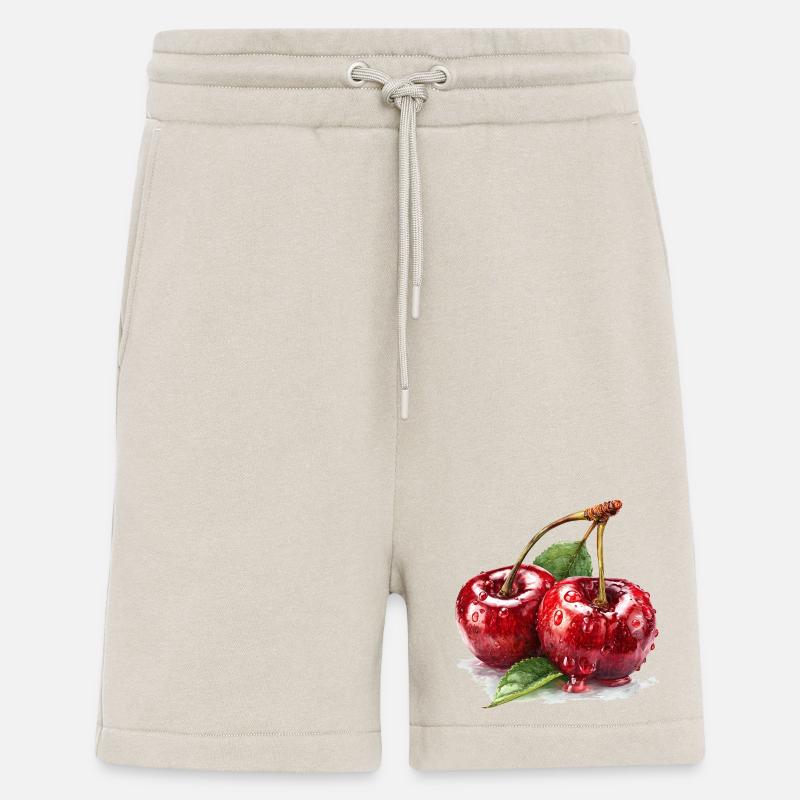 cerise - Short bio décontracté fabriqué en UE - WARM CLAY