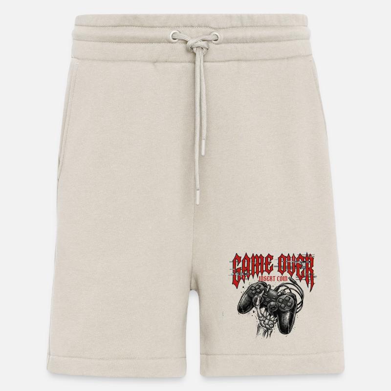 Game Over Retro Controller Grunge - Shorts - made by SPREAD - WARM CLAY