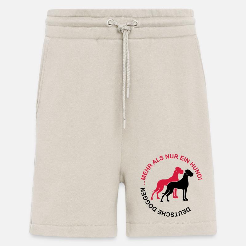 Dogues allemands - Plus qu'un chien - Short bio décontracté fabriqué en UE - WARM CLAY
