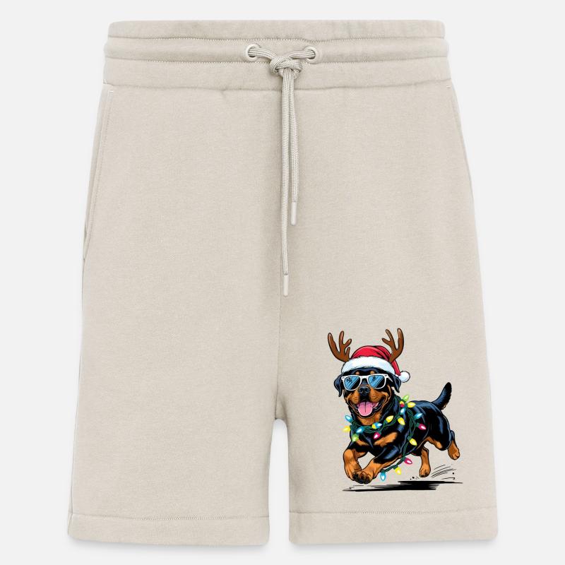 Weihnachts Rottweiler - Shorts - made by SPREAD - WARM CLAY