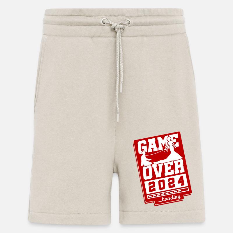 Hochzeit Loading 2024 Game Over - Shorts - made by SPREAD - WARM CLAY