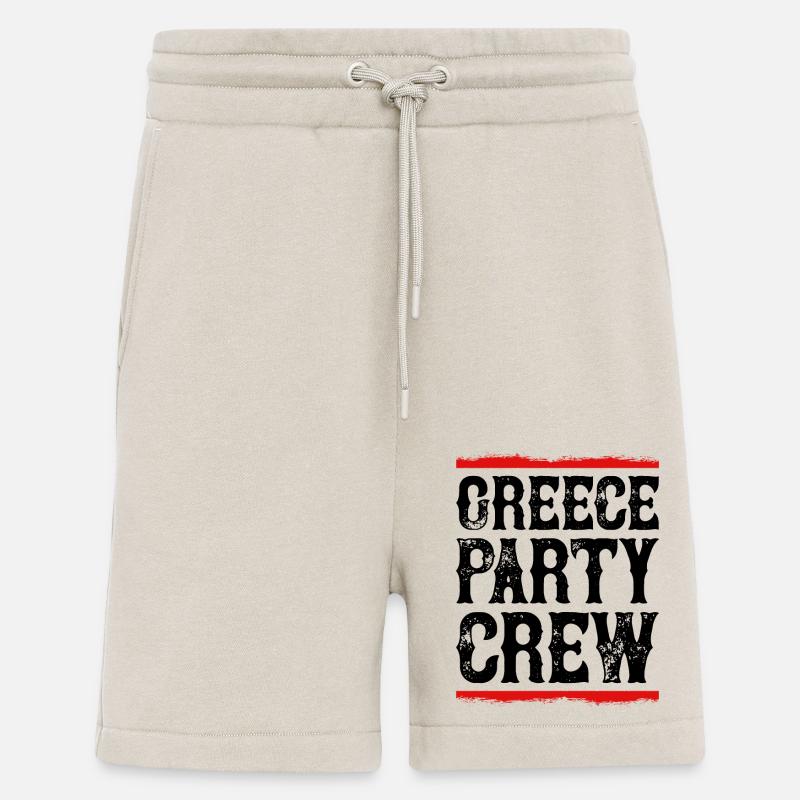 Greece Party Crew - Shorts - made by SPREAD - WARM CLAY