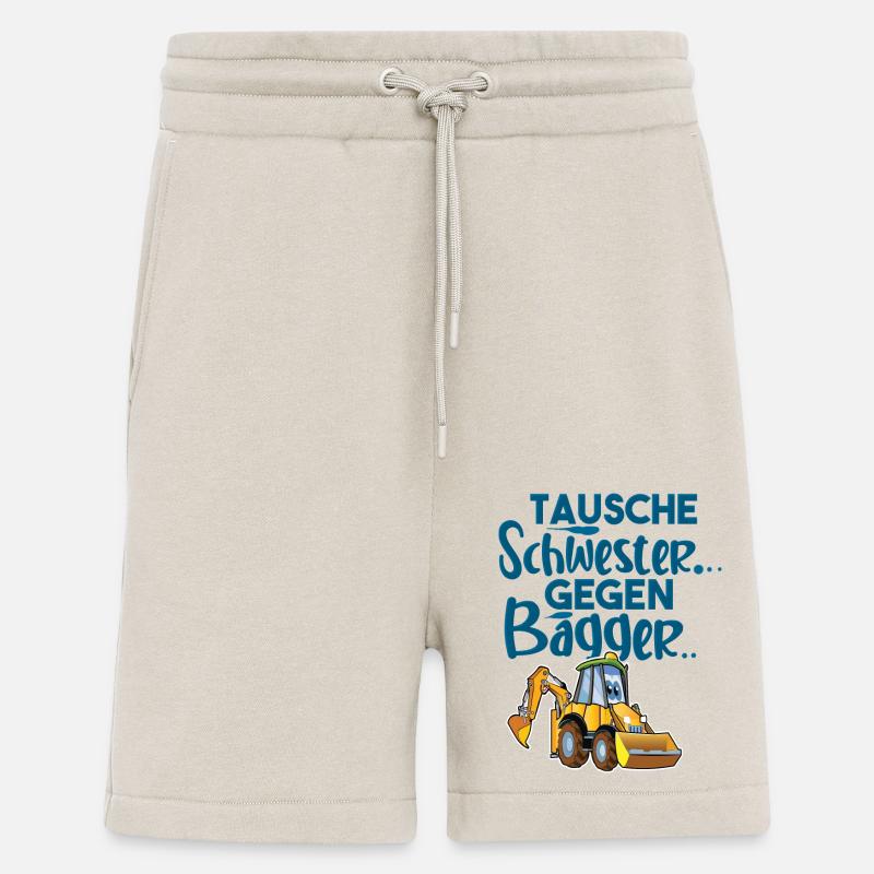 Tausche Schwester Gegen Bagger - Shorts - made by SPREAD - WARM CLAY