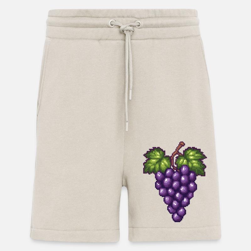 Raisins Pixel - Short bio décontracté fabriqué en UE - WARM CLAY