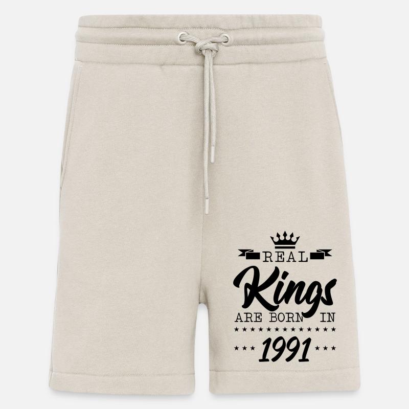 Rois nés en 1991 - Short bio décontracté fabriqué en UE - WARM CLAY