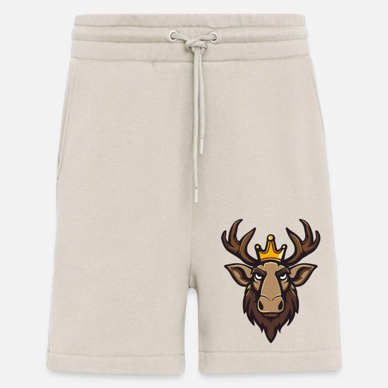 Elch Kopf Krone - Shorts - made by SPREAD - WARM CLAY