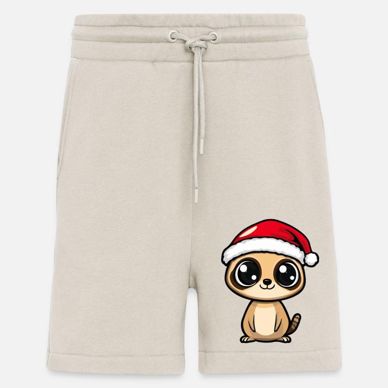 Suricate Noël Mignon - Short bio décontracté fabriqué en UE - WARM CLAY