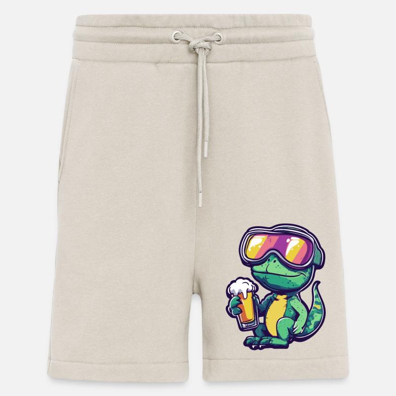 Chameleon Ski Beer - Shorts - made by SPREAD - WARM CLAY