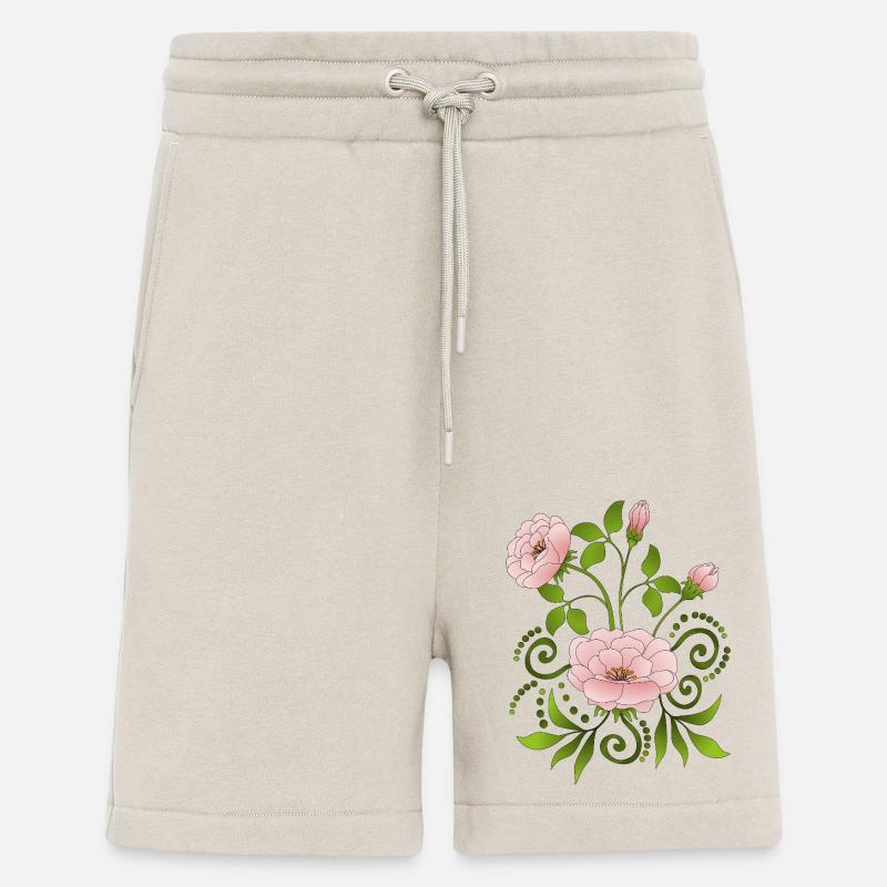 Fleur - Short bio décontracté fabriqué en UE - WARM CLAY