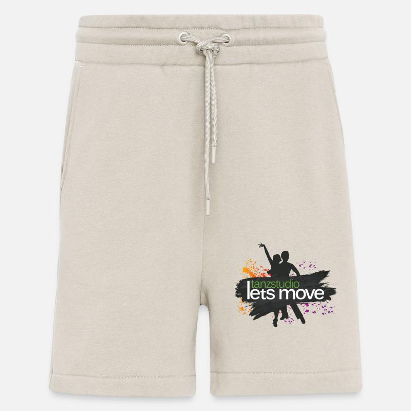 Logo Tanzstudio Let's Move - Shorts - made by SPREAD - WARM CLAY