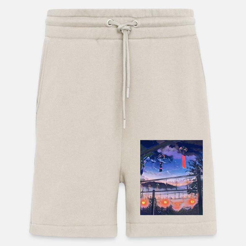 Die Berge Japans - Shorts - made by SPREAD - WARM CLAY