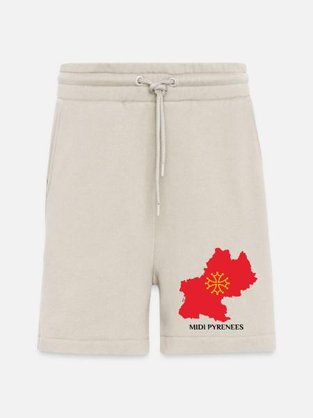 Map of the Midi-Pyrénées - Shorts - made by SPREAD - WARM CLAY