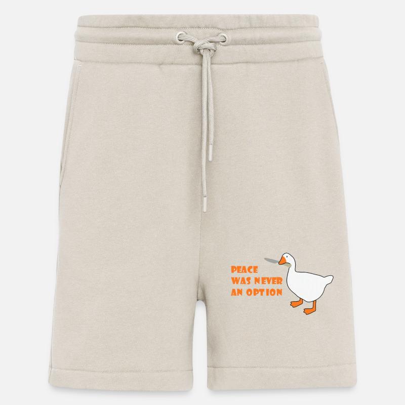 Goose – Peace Was Never an Option - Shorts - made by SPREAD - WARM CLAY