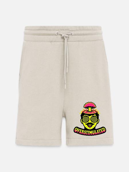 Overstimulated Neon Head - Shorts - made by SPREAD - WARM CLAY