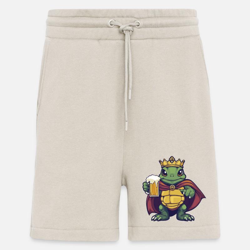 Schildkröte Bier König - Shorts - made by SPREAD - WARM CLAY