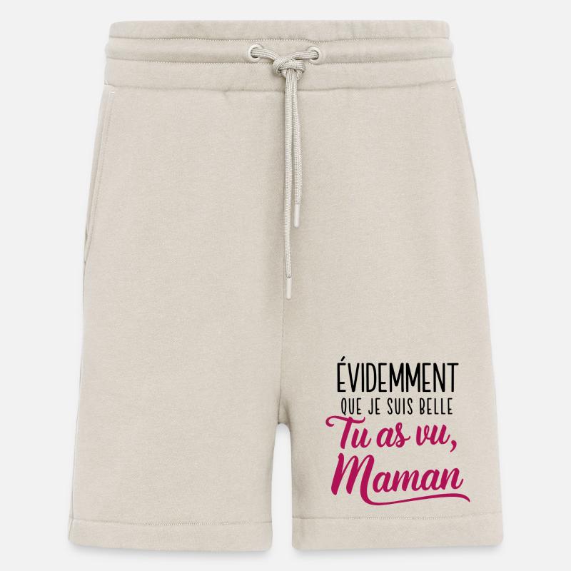 Belle comme Maman - Short bio décontracté fabriqué en UE - WARM CLAY