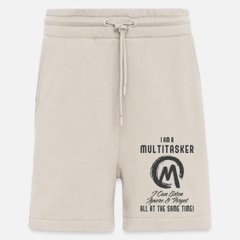 Ich bin ein Multitasker - Shorts - made by SPREAD - WARM CLAY