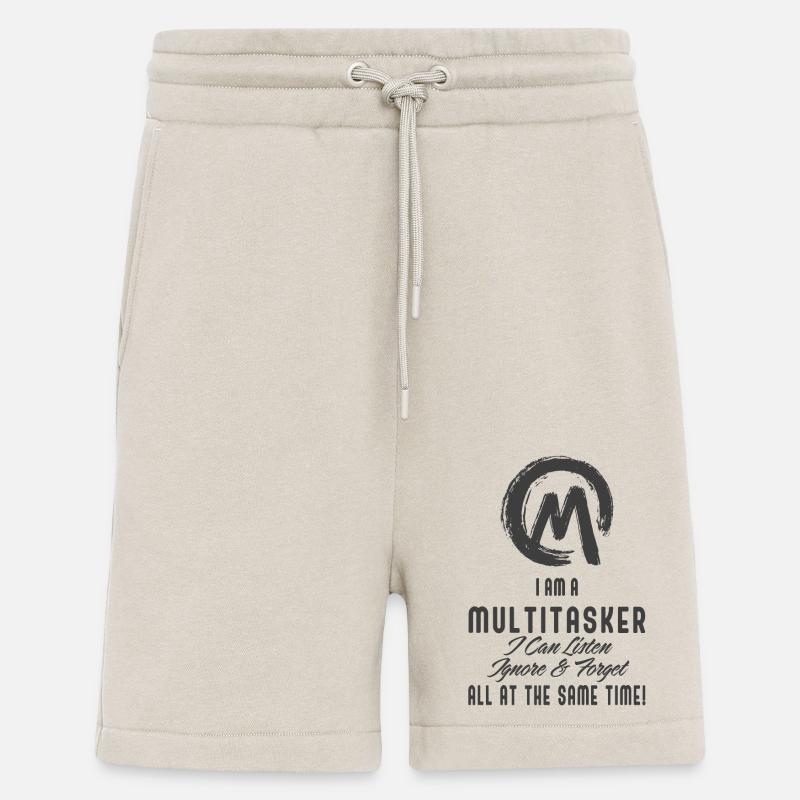 I am a multitasker - Shorts - made by SPREAD - WARM CLAY