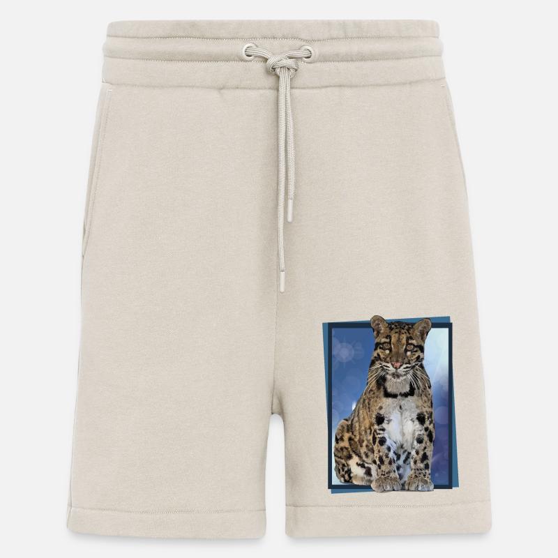 Clouded leopard - Shorts - made by SPREAD - WARM CLAY