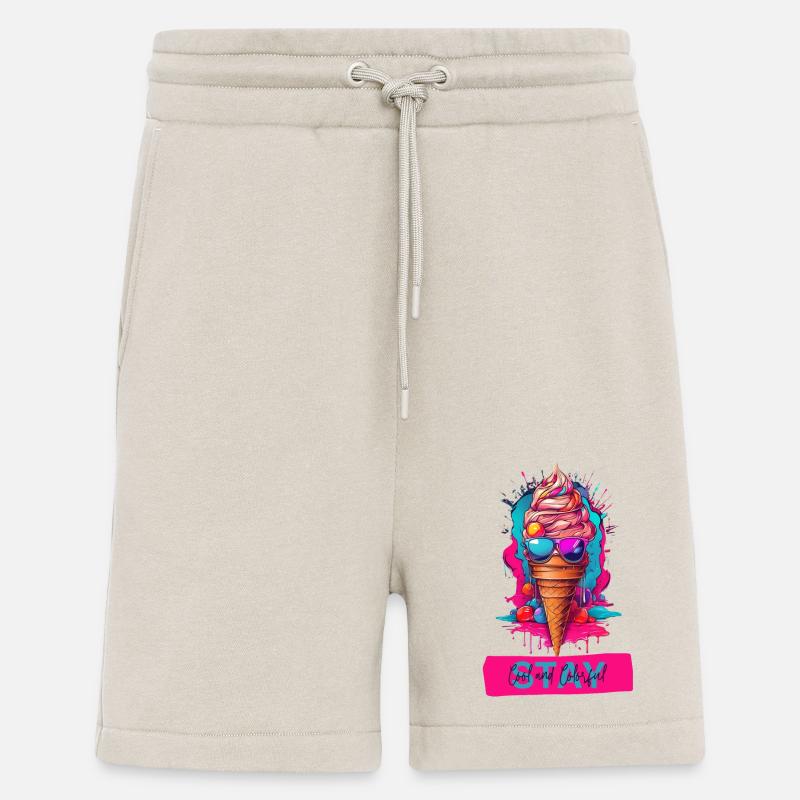 Radiant Delight - Helles Eis - Shorts - made by SPREAD - WARM CLAY