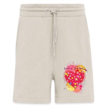 Love is the answer.. - Shorts - made by SPREAD - WARM CLAY - Front