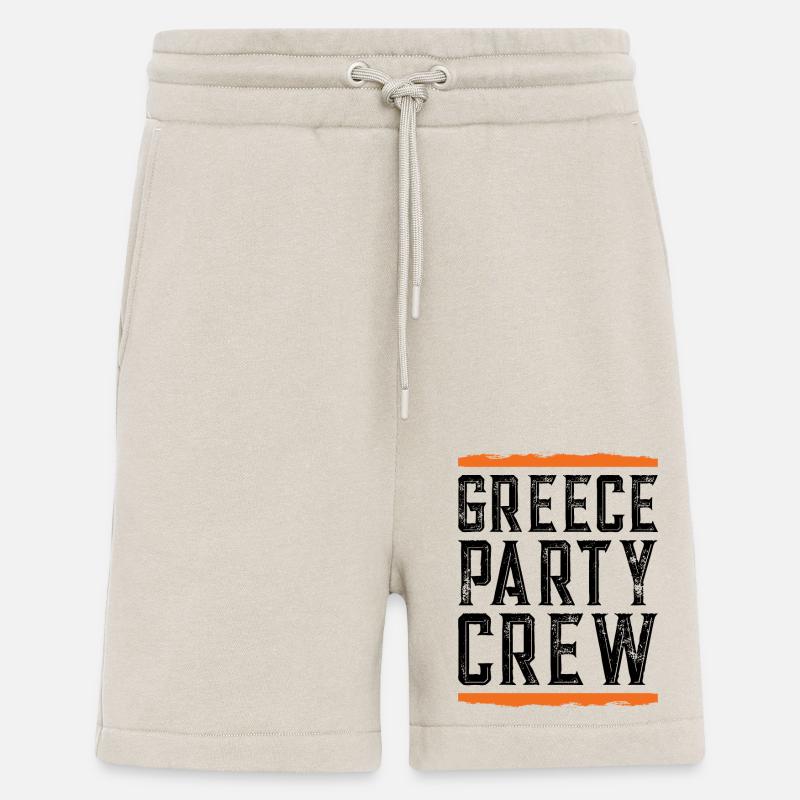 Greece Party Crew - Shorts - made by SPREAD - WARM CLAY