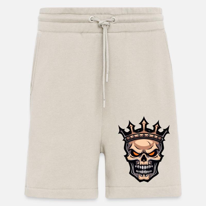 King Crown Skeleton - Shorts - made by SPREAD - WARM CLAY