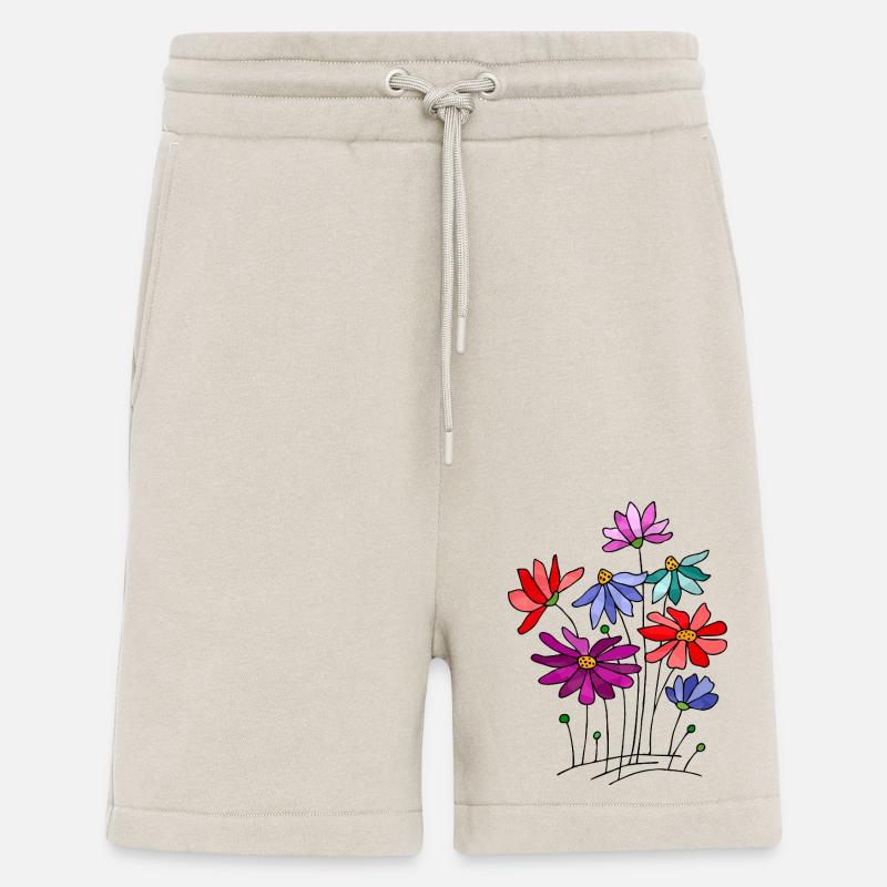 Fleur - Short bio décontracté fabriqué en UE - WARM CLAY