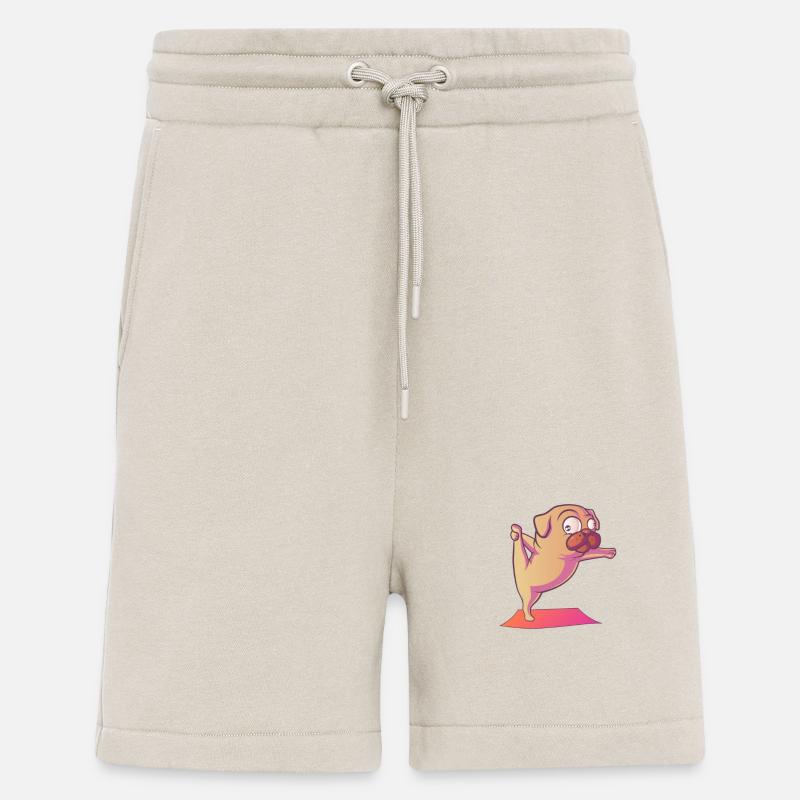 Hundeyoga Spaß und bunt - Shorts - made by SPREAD - WARM CLAY