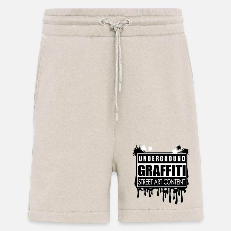 Underground graffitis flex - Short bio décontracté fabriqué en UE - WARM CLAY