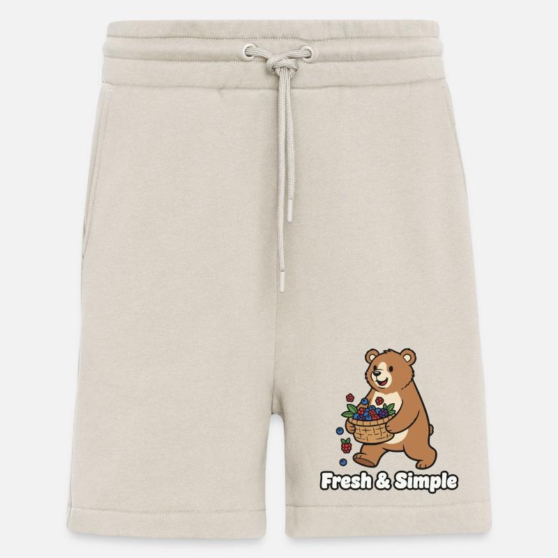 Beerenkorb-Bärchen Illustration - Shorts - made by SPREAD - WARM CLAY
