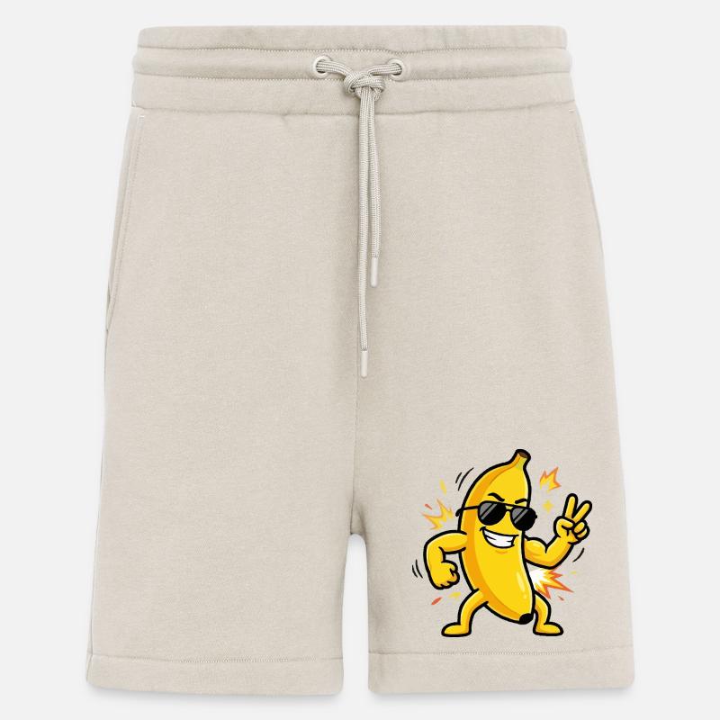 Banane mit Sonnenbrille - Shorts - made by SPREAD - WARM CLAY