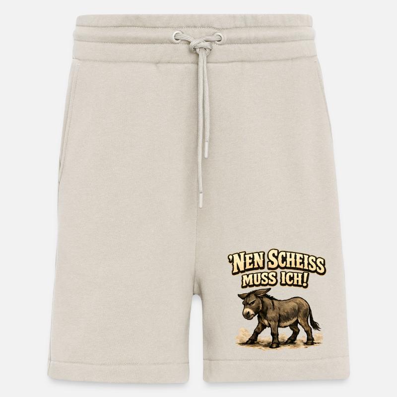 Nen Scheiss Muss Ich Esel - Shorts - made by SPREAD - WARM CLAY