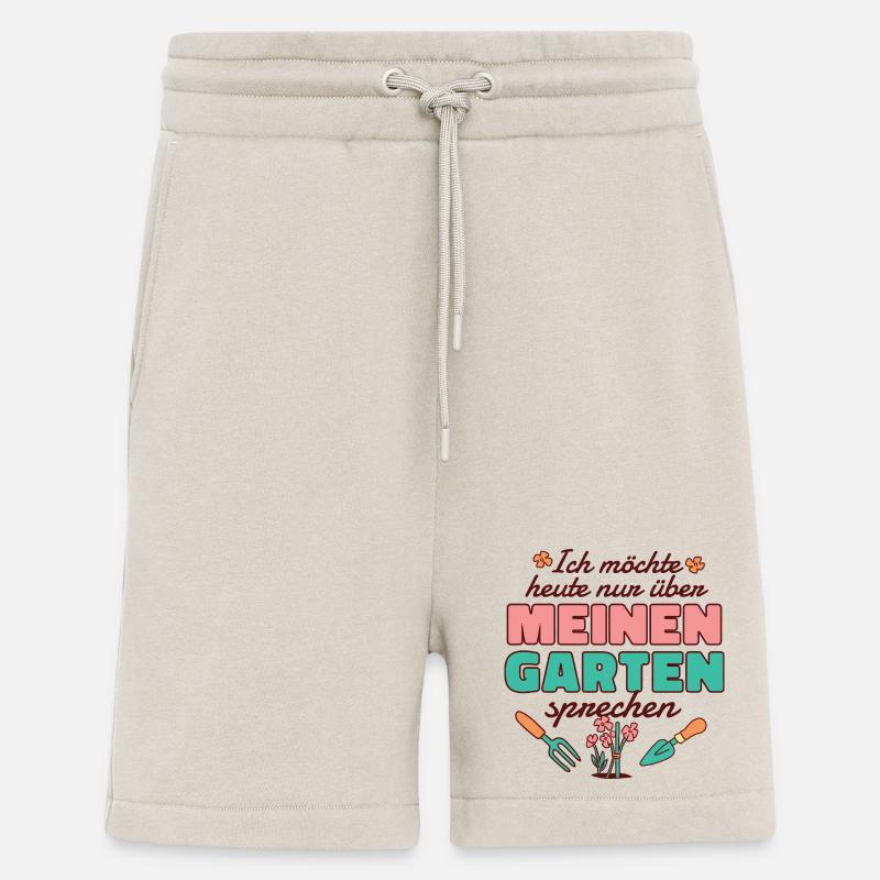 Lustiger Garten Spruch  - Shorts - made by SPREAD - WARM CLAY