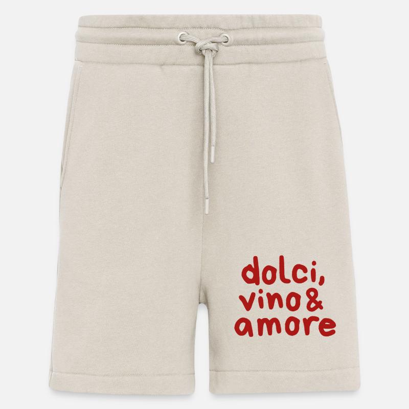 Dolci Vino Amore - Shorts - made by SPREAD - WARM CLAY