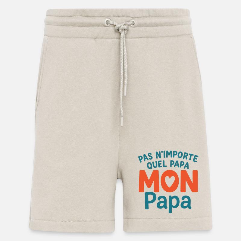 Mon Papa Unique  - Short bio décontracté fabriqué en UE - WARM CLAY