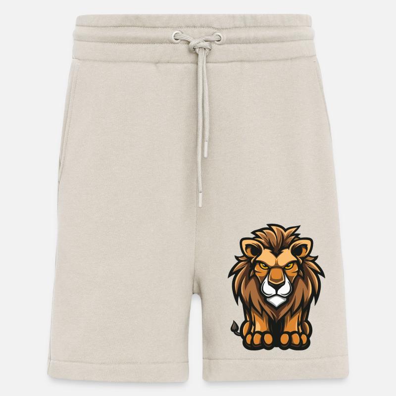 Lion Comic - Shorts - made by SPREAD - WARM CLAY