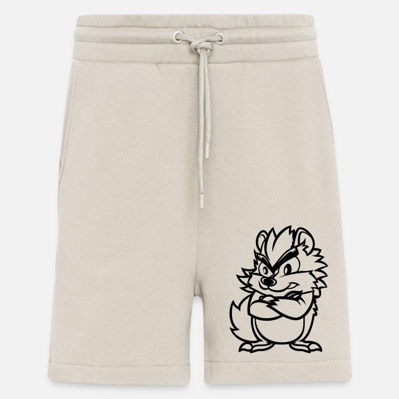 hérisson - Short bio décontracté fabriqué en UE - WARM CLAY