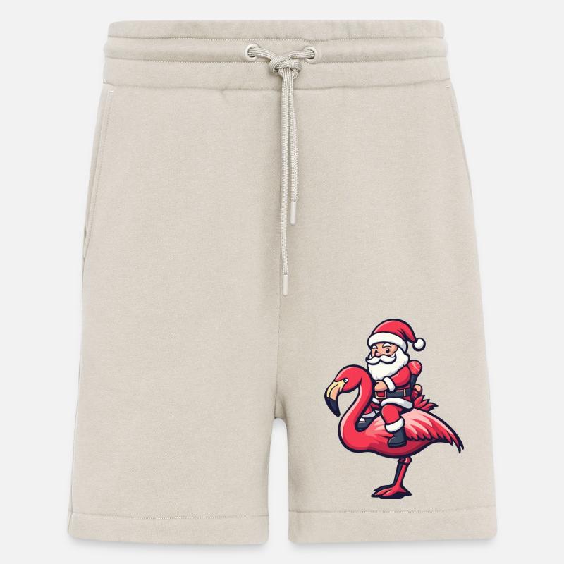 Flamingo Weihnachtsmann - Shorts - made by SPREAD - WARM CLAY