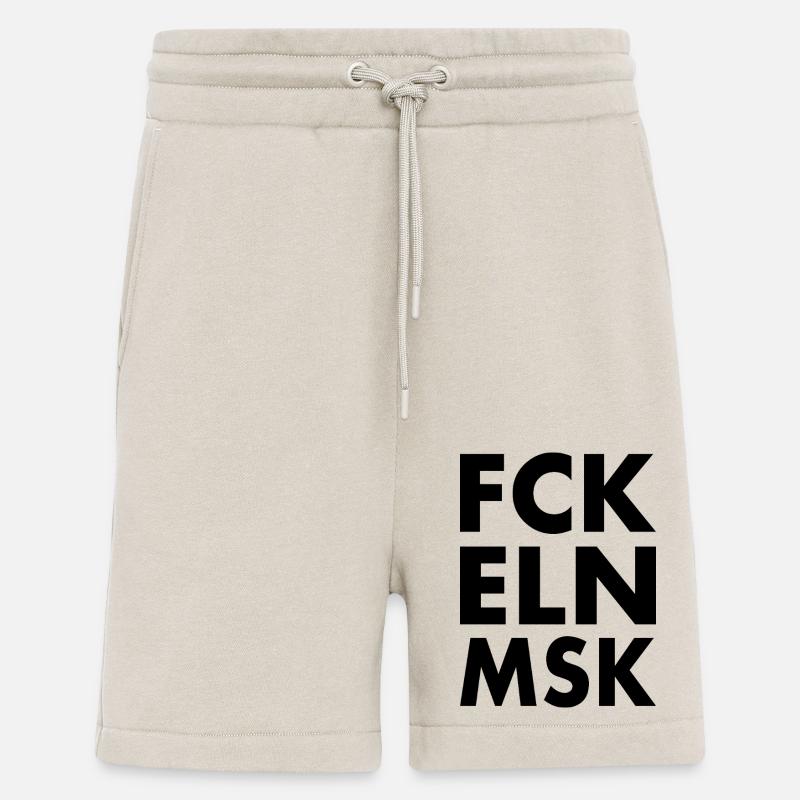 Fck eln msk - Short bio décontracté fabriqué en UE - WARM CLAY