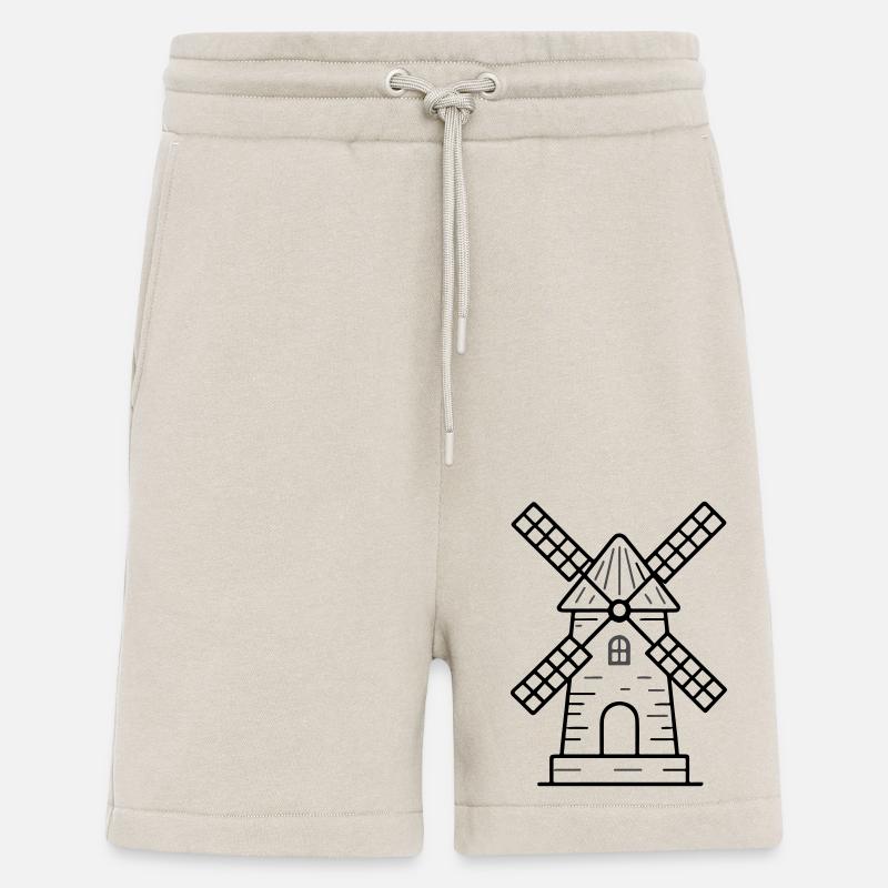 Windmühle Symbol - Shorts - made by SPREAD - WARM CLAY