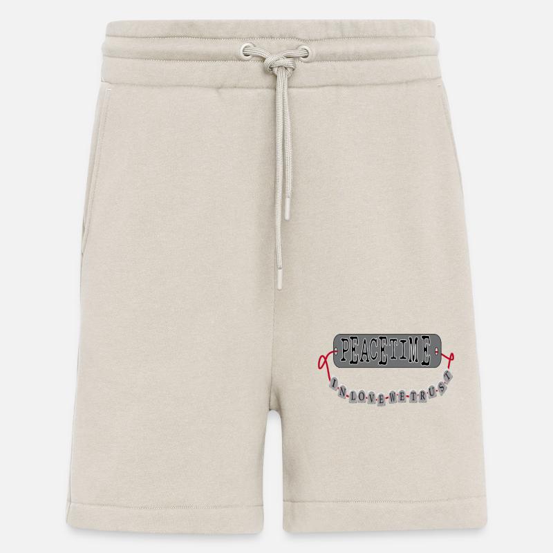 LIEBE FRIEDEN - Shorts - made by SPREAD - WARM CLAY