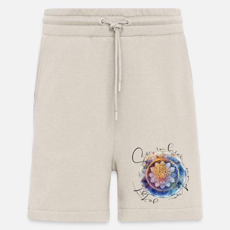 Blumendes lebens, heilige Geometrie, positive - Shorts - made by SPREAD - WARM CLAY