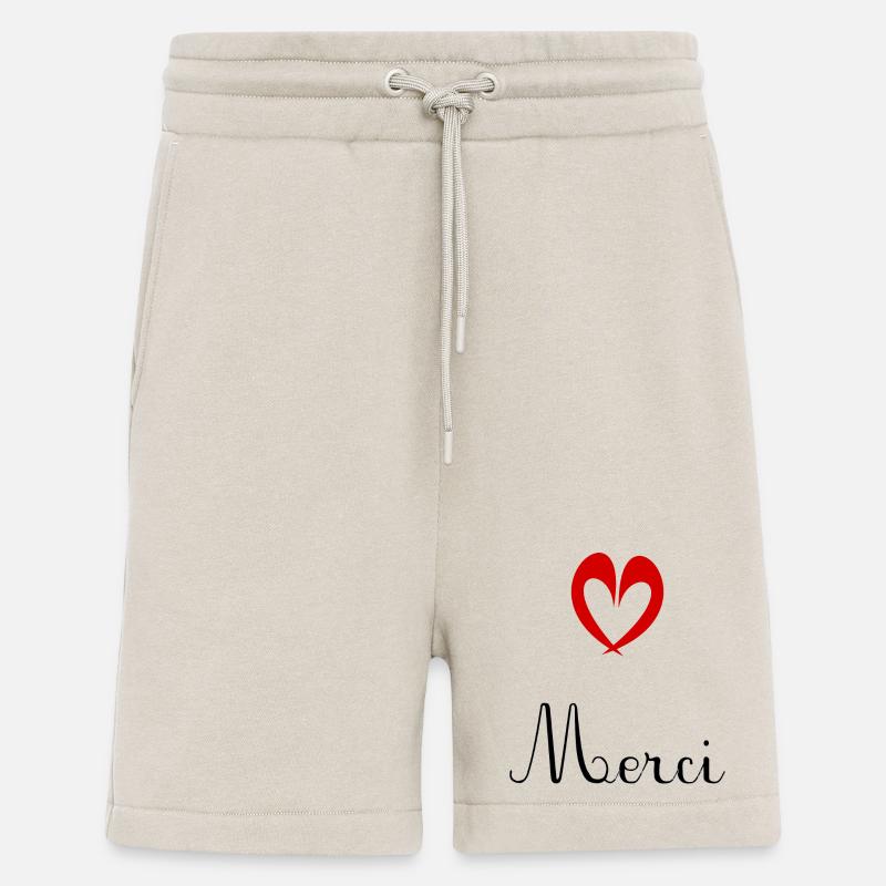MERCI. MAÎTRESSE. MAÎTRE. MERCI MAÎTRESSE - Short bio décontracté fabriqué en UE - WARM CLAY