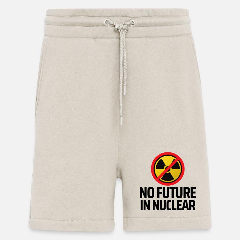 No nuclear power - Shorts - made by SPREAD - WARM CLAY